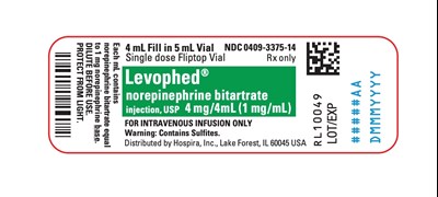 Vial (Levophed 0409 3375 14)